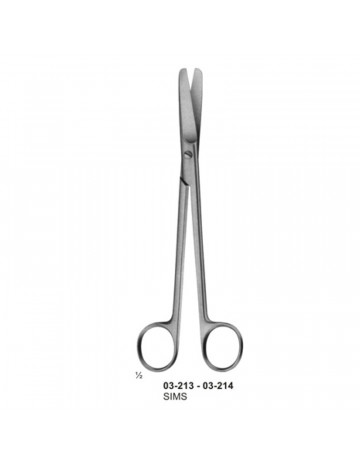 Scissors for deep operation and for Gynaecology