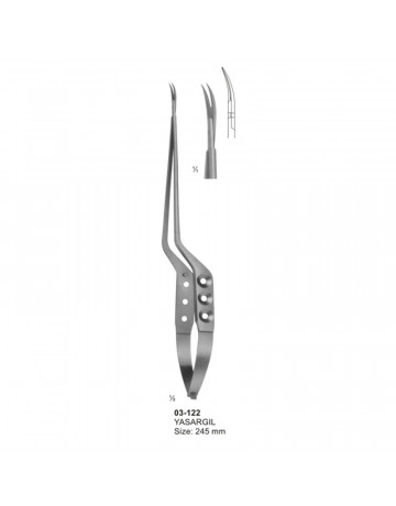 Micro Scissors (Spring Type ) bayonet-Shaped